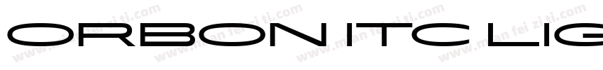 Orbon ITC Light字体转换